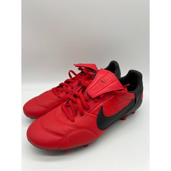 Nike Premier 3 FG Red/Black Soccer Cleats AT5889 606 Men's Size 7 NWT - Picture 7 of 12